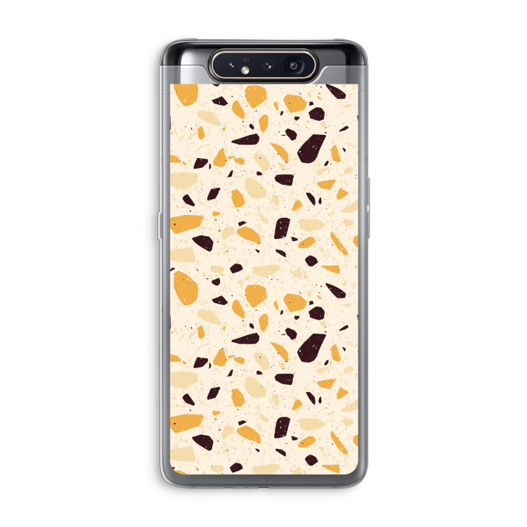 CaseCompany Terrazzo N°13: Samsung Galaxy A80 Transparant Hoesje