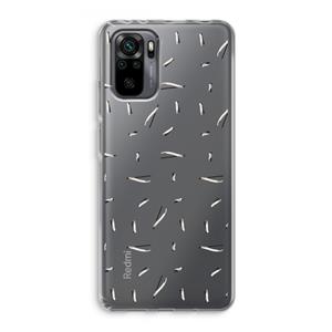 CaseCompany Hipster stripes: Xiaomi Redmi Note 10 Pro Transparant Hoesje