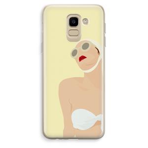 CaseCompany Summer: Samsung Galaxy J6 (2018) Transparant Hoesje