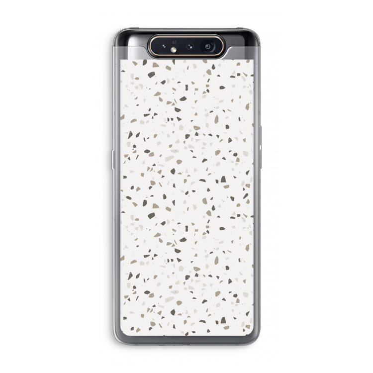 CaseCompany Terrazzo N°14: Samsung Galaxy A80 Transparant Hoesje