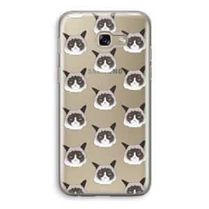 CaseCompany It's a Purrr Case: Samsung Galaxy A5 (2017) Transparant Hoesje