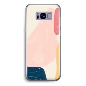 CaseCompany Saturday Flow: Samsung Galaxy S8 Transparant Hoesje
