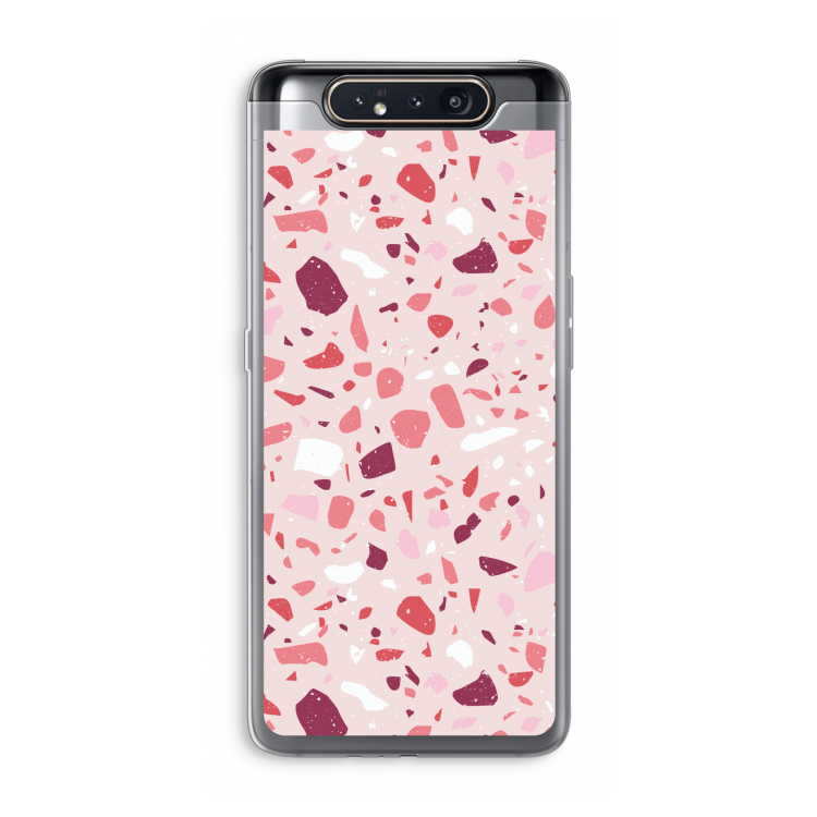 CaseCompany Terrazzo N°15: Samsung Galaxy A80 Transparant Hoesje