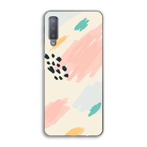 CaseCompany Sunday Chillings: Samsung Galaxy A7 (2018) Transparant Hoesje