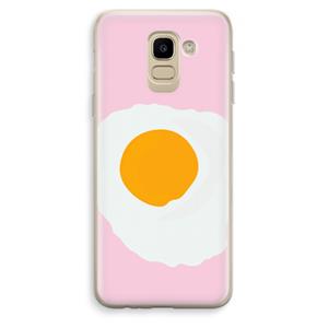 CaseCompany Sunny side up: Samsung Galaxy J6 (2018) Transparant Hoesje