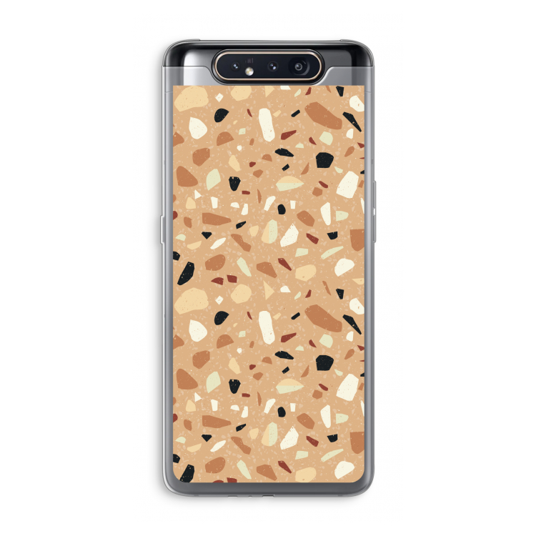 CaseCompany Terrazzo N°17: Samsung Galaxy A80 Transparant Hoesje