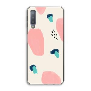 CaseCompany Monday Surprise: Samsung Galaxy A7 (2018) Transparant Hoesje