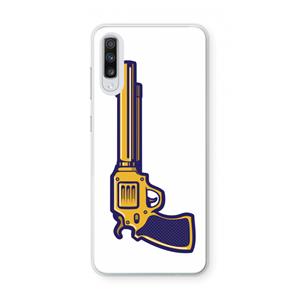CaseCompany Pew Pew Pew: Samsung Galaxy A70 Transparant Hoesje