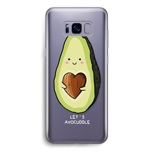 CaseCompany Avocuddle: Samsung Galaxy S8 Transparant Hoesje