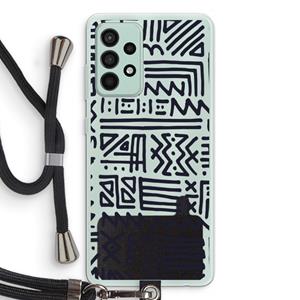 CaseCompany Marrakech print: Samsung Galaxy A52s 5G Transparant Hoesje met koord