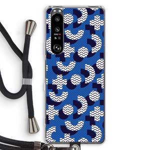 CaseCompany 8-bit N°5: Sony Xperia 1 III Transparant Hoesje met koord