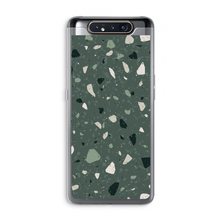 CaseCompany Terrazzo N°19: Samsung Galaxy A80 Transparant Hoesje
