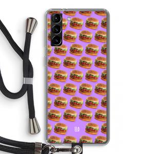 CaseCompany Giants: Samsung Galaxy S21 Plus Transparant Hoesje met koord