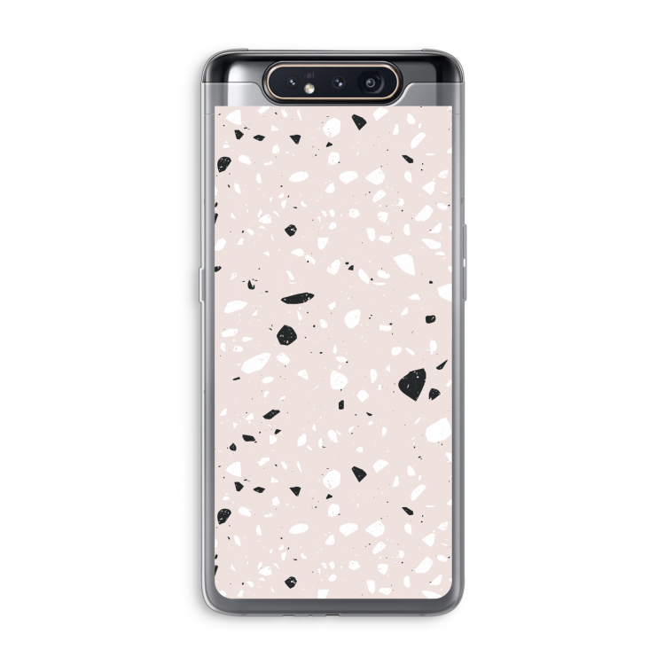 CaseCompany Terrazzo N°20: Samsung Galaxy A80 Transparant Hoesje