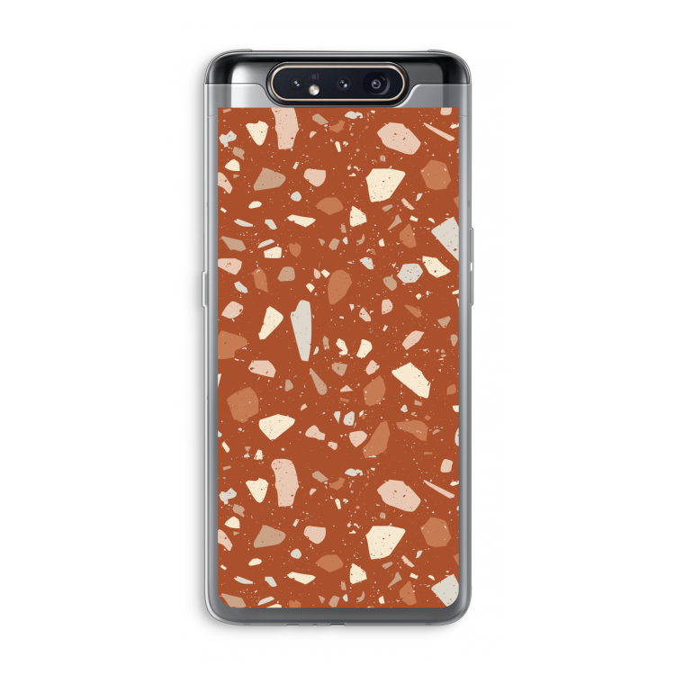 CaseCompany Terrazzo N°22: Samsung Galaxy A80 Transparant Hoesje