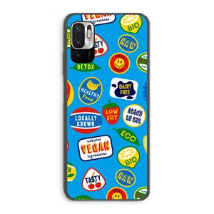CaseCompany Fruitsticker: Xiaomi Redmi Note 10 5G Transparant Hoesje