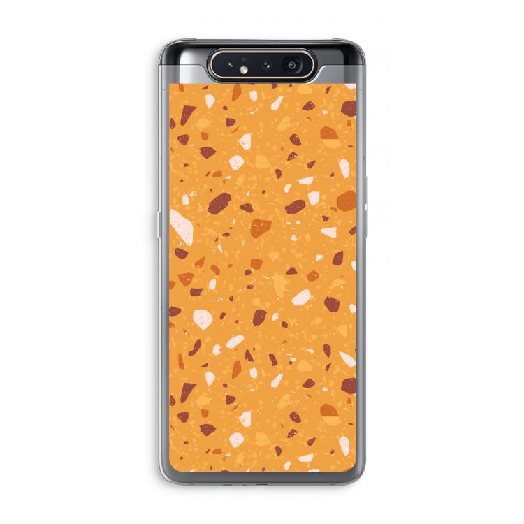 CaseCompany Terrazzo N°24: Samsung Galaxy A80 Transparant Hoesje