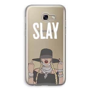 CaseCompany Slay All Day: Samsung Galaxy A5 (2017) Transparant Hoesje