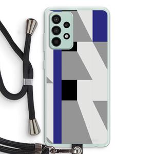 CaseCompany Gestalte 2: Samsung Galaxy A52s 5G Transparant Hoesje met koord