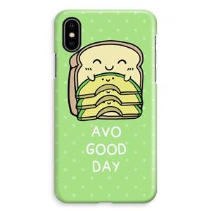 CaseCompany Avo Good Day: iPhone XS Max Volledig Geprint Hoesje