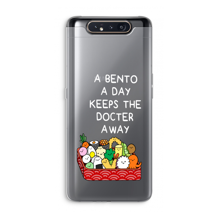 CaseCompany Bento a day: Samsung Galaxy A80 Transparant Hoesje