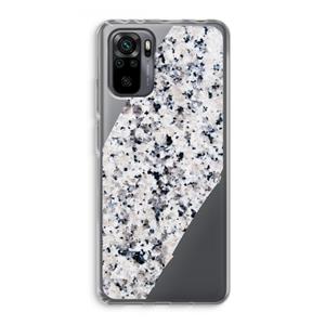 CaseCompany Gespikkelde marmer: Xiaomi Redmi Note 10 Pro Transparant Hoesje