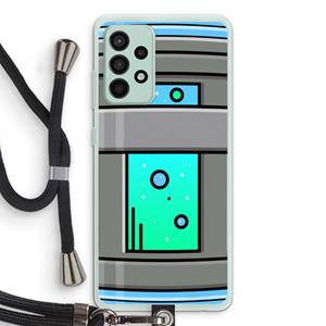 CaseCompany Chug Bottle: Samsung Galaxy A52s 5G Transparant Hoesje met koord