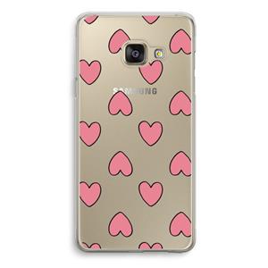 CaseCompany Ondersteboven verliefd: Samsung Galaxy A3 (2016) Transparant Hoesje