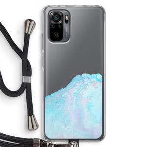 CaseCompany Fantasie pastel: Xiaomi Redmi Note 10 Pro Transparant Hoesje met koord