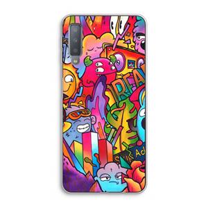 CaseCompany Dreams: Samsung Galaxy A7 (2018) Transparant Hoesje