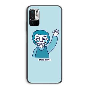 CaseCompany Zwaai: Xiaomi Redmi Note 10 5G Transparant Hoesje