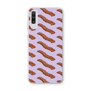 CaseCompany Bacon to my eggs #2: Samsung Galaxy A70 Transparant Hoesje