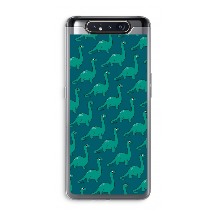 CaseCompany Diplodocus: Samsung Galaxy A80 Transparant Hoesje