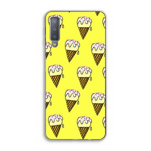 CaseCompany Isjes: Samsung Galaxy A7 (2018) Transparant Hoesje