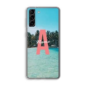 CaseCompany Pacific Dream: Samsung Galaxy S21 Plus Transparant Hoesje