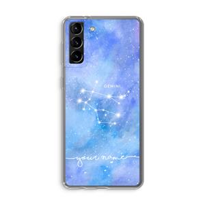 CaseCompany Sterrenbeeld - Licht: Samsung Galaxy S21 Plus Transparant Hoesje