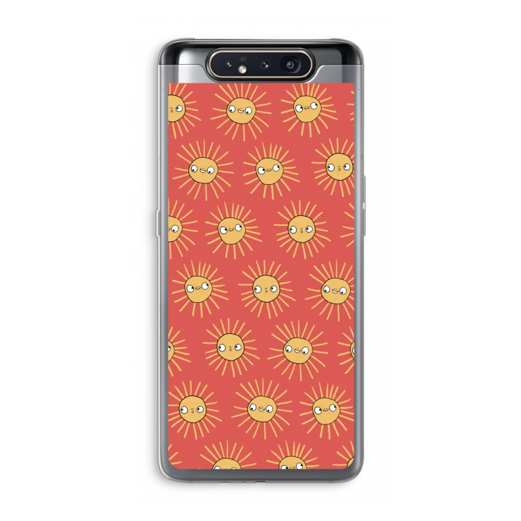 CaseCompany Zon: Samsung Galaxy A80 Transparant Hoesje