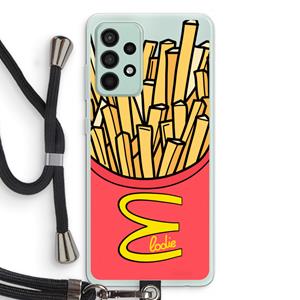CaseCompany McElodie: Samsung Galaxy A52s 5G Transparant Hoesje met koord