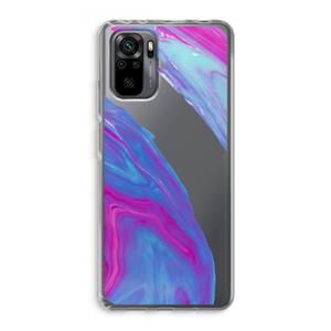 CaseCompany Zweverige regenboog: Xiaomi Redmi Note 10 Pro Transparant Hoesje