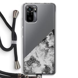 CaseCompany Onweer: Xiaomi Redmi Note 10 Pro Transparant Hoesje met koord