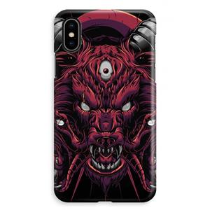CaseCompany Hell Hound and Serpents: iPhone XS Max Volledig Geprint Hoesje