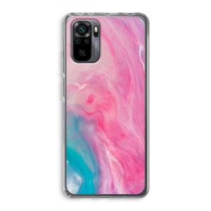 CaseCompany Roze explosie: Xiaomi Redmi Note 10 Pro Transparant Hoesje