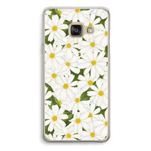 CaseCompany Summer Daisies: Samsung Galaxy A3 (2016) Transparant Hoesje