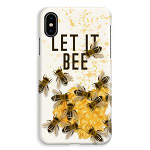 CaseCompany Let it bee: iPhone XS Max Volledig Geprint Hoesje