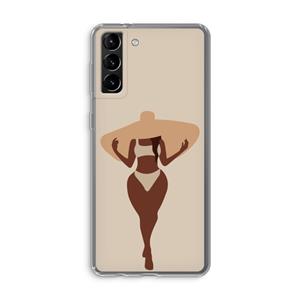 CaseCompany Let's get salty: Samsung Galaxy S21 Plus Transparant Hoesje