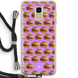 CaseCompany Giants: Samsung Galaxy J6 (2018) Transparant Hoesje met koord
