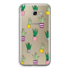 CaseCompany Sanseveria: Samsung Galaxy A5 (2017) Transparant Hoesje