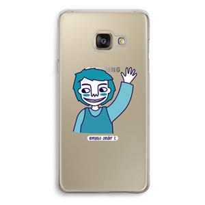 CaseCompany Zwaai: Samsung Galaxy A3 (2016) Transparant Hoesje