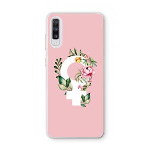CaseCompany Venus: Samsung Galaxy A70 Transparant Hoesje
