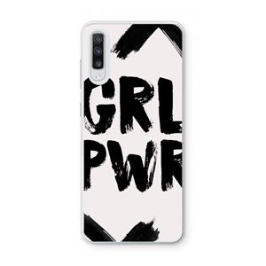 CaseCompany Girl Power #2: Samsung Galaxy A70 Transparant Hoesje
